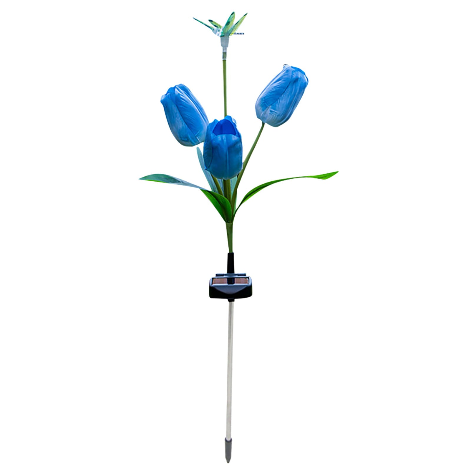 Bescita 4Led Tulip/ Flower Dragonfly/ Solar Light Tulip/ Led Light Garden Lawn Light