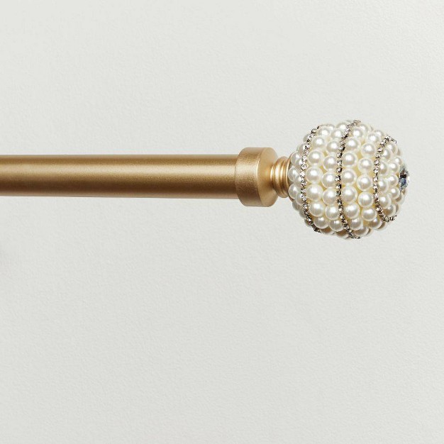 Adjustable Diana Curtain Rod And Finial Set Exclusive Home