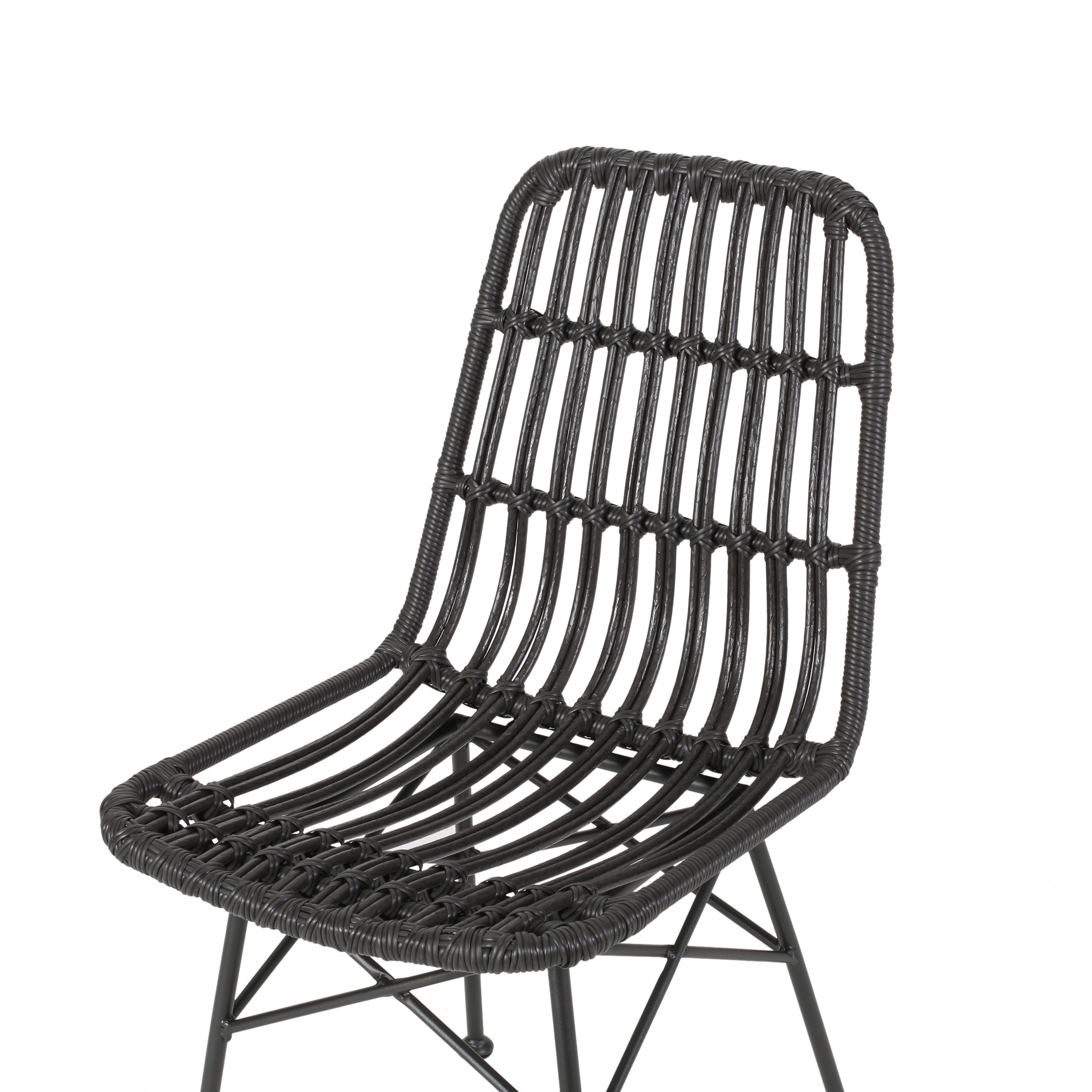 Silverdew Indoor Wicker Dining Chairs (Set of 2)