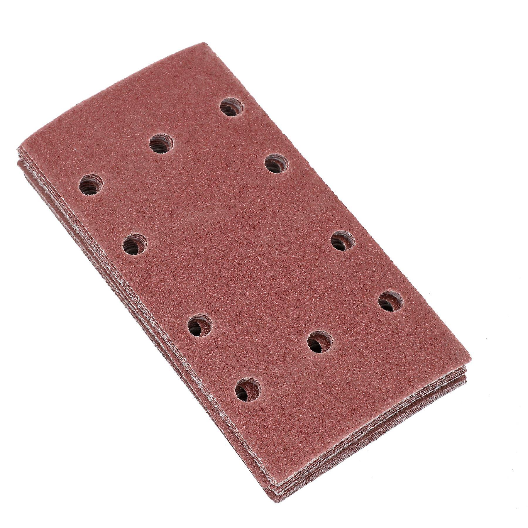 Hook + Loop Mixed Grit Sanding Pads Sheets Sander sandpaper 40 – 120Grit 100pc