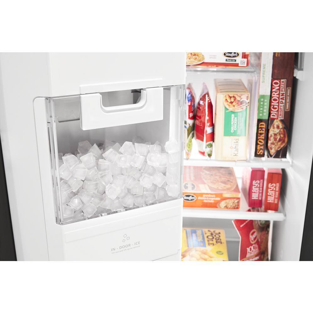 Maytag 24.5 cu. ft. Side by Side Refrigerator in Fingerprint Resistant Stainless Steel with Exterior Ice and Water Dispenser MSS25C4MGZ