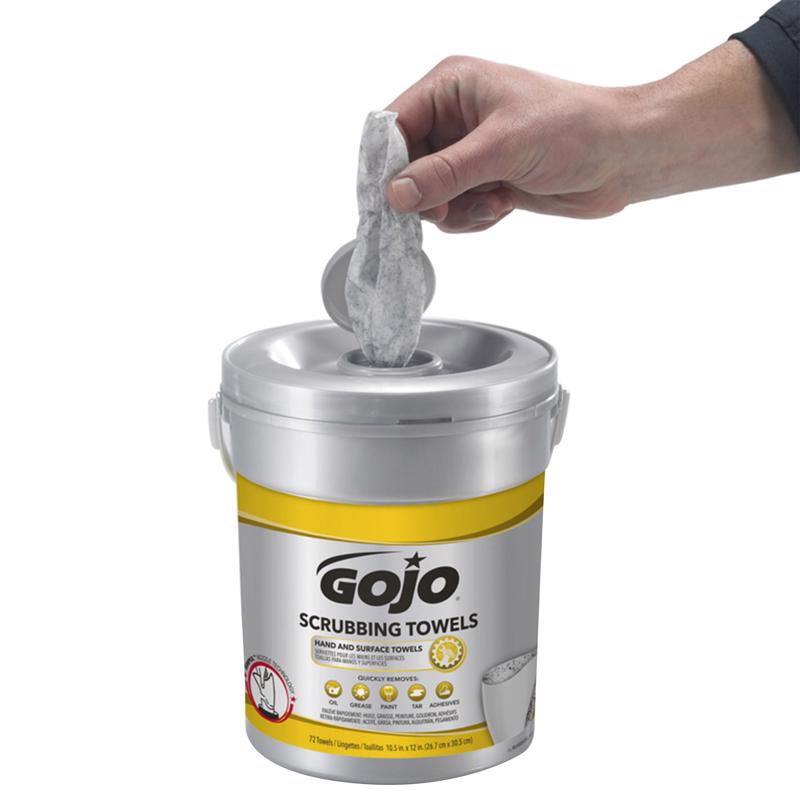 GOJO SCRUBG WIPES 72CT