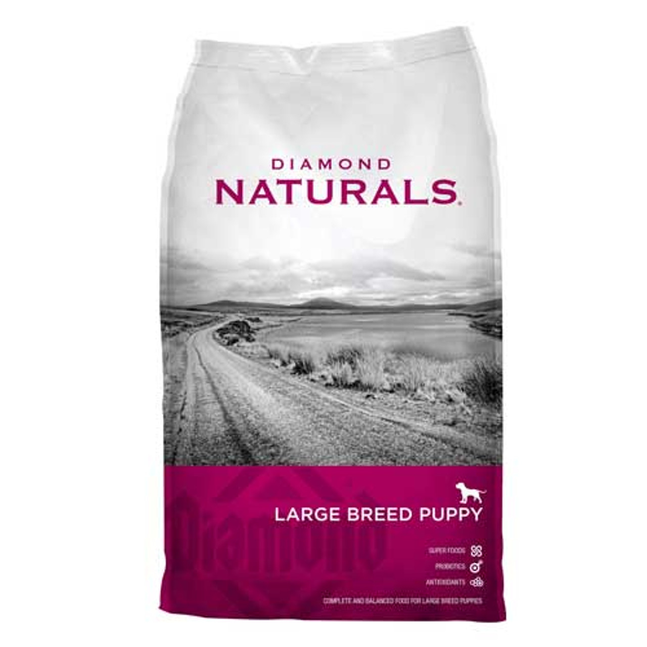 Diamond Naturals Large Breed Puppy Lamb and Rice Dry Dog Food， 20 Lbs.