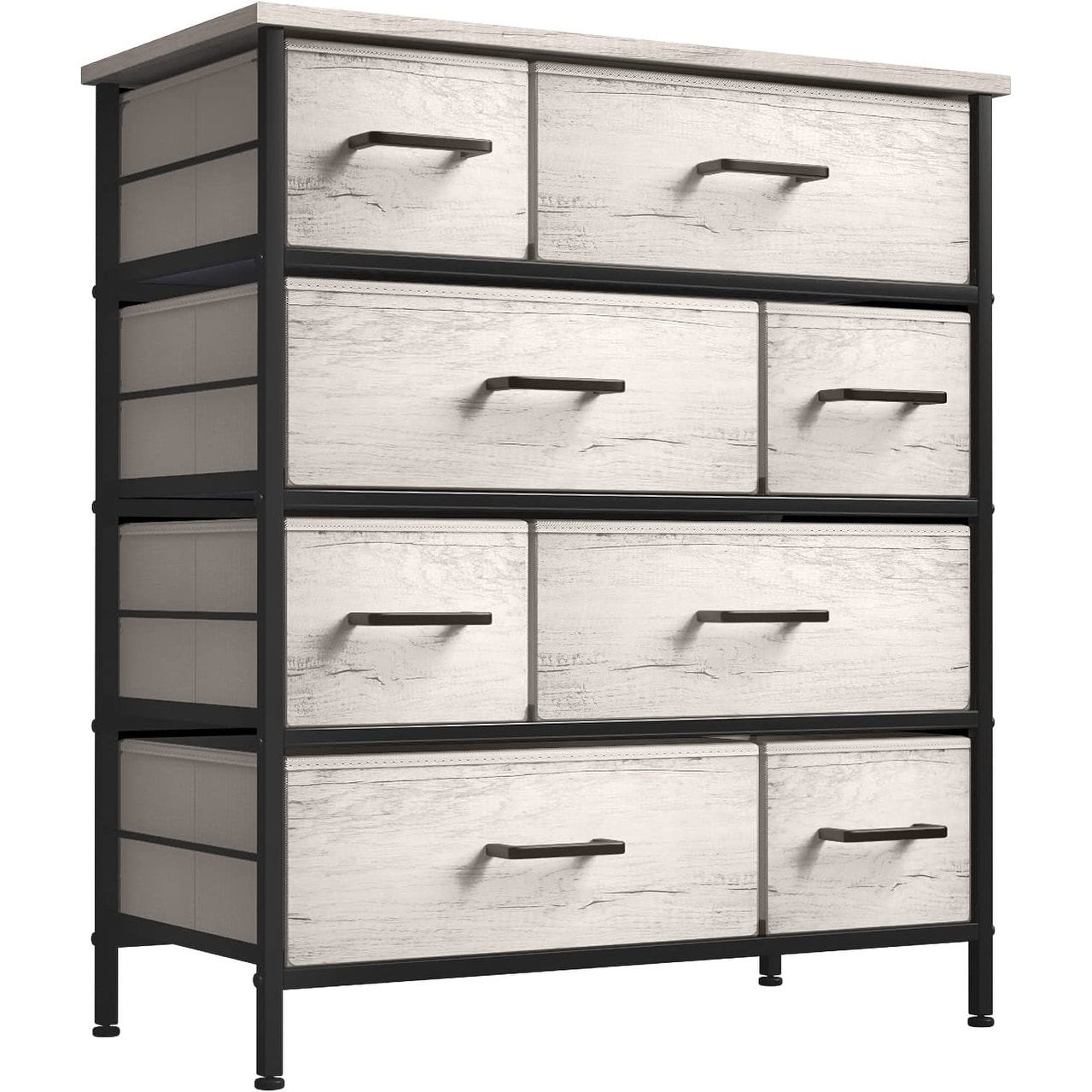 Dresser w/ 8 Drawers Furniture Storage and Chest Tower for Bedroom - - 36791998