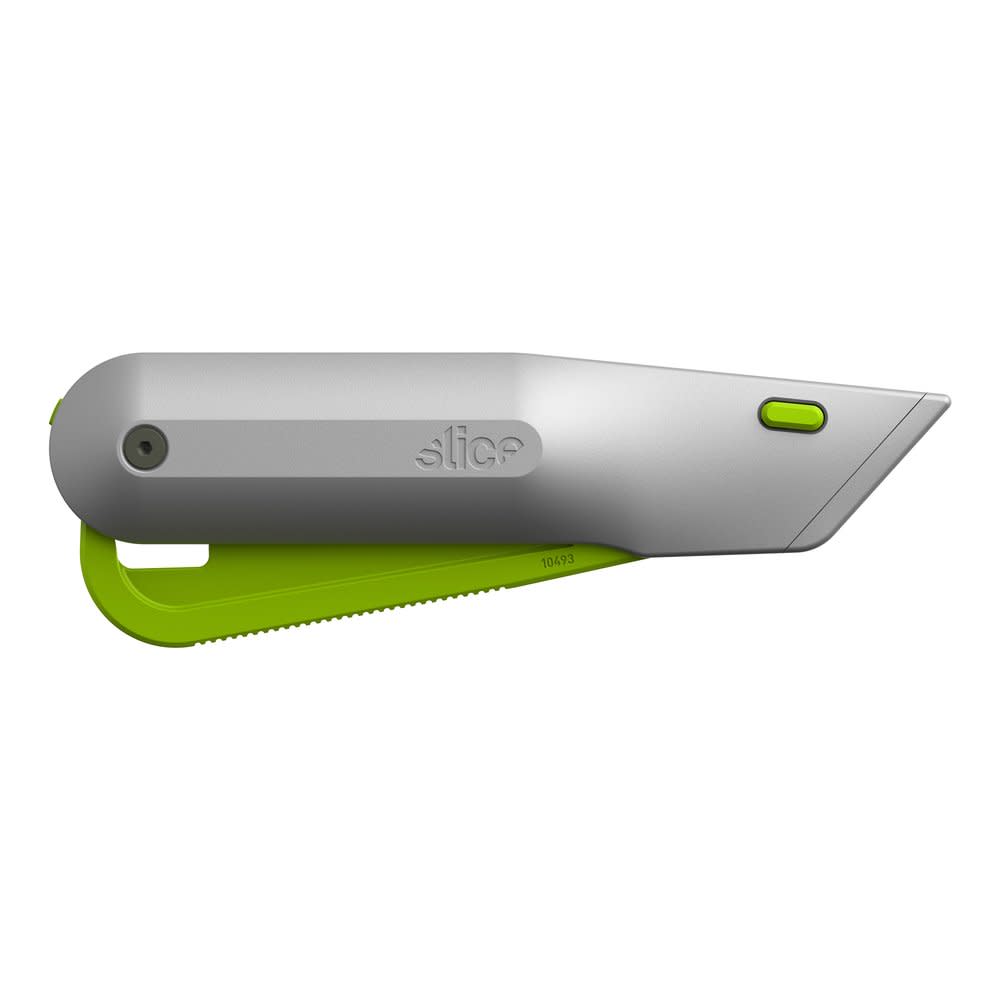 Slice Squeeze Knife Auto Retractable Metal Handle