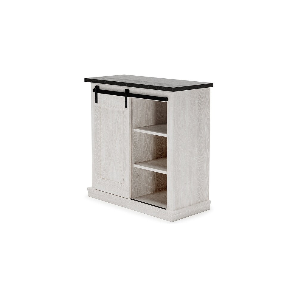 Dorrinson Antique White Accent Cabinet   32\