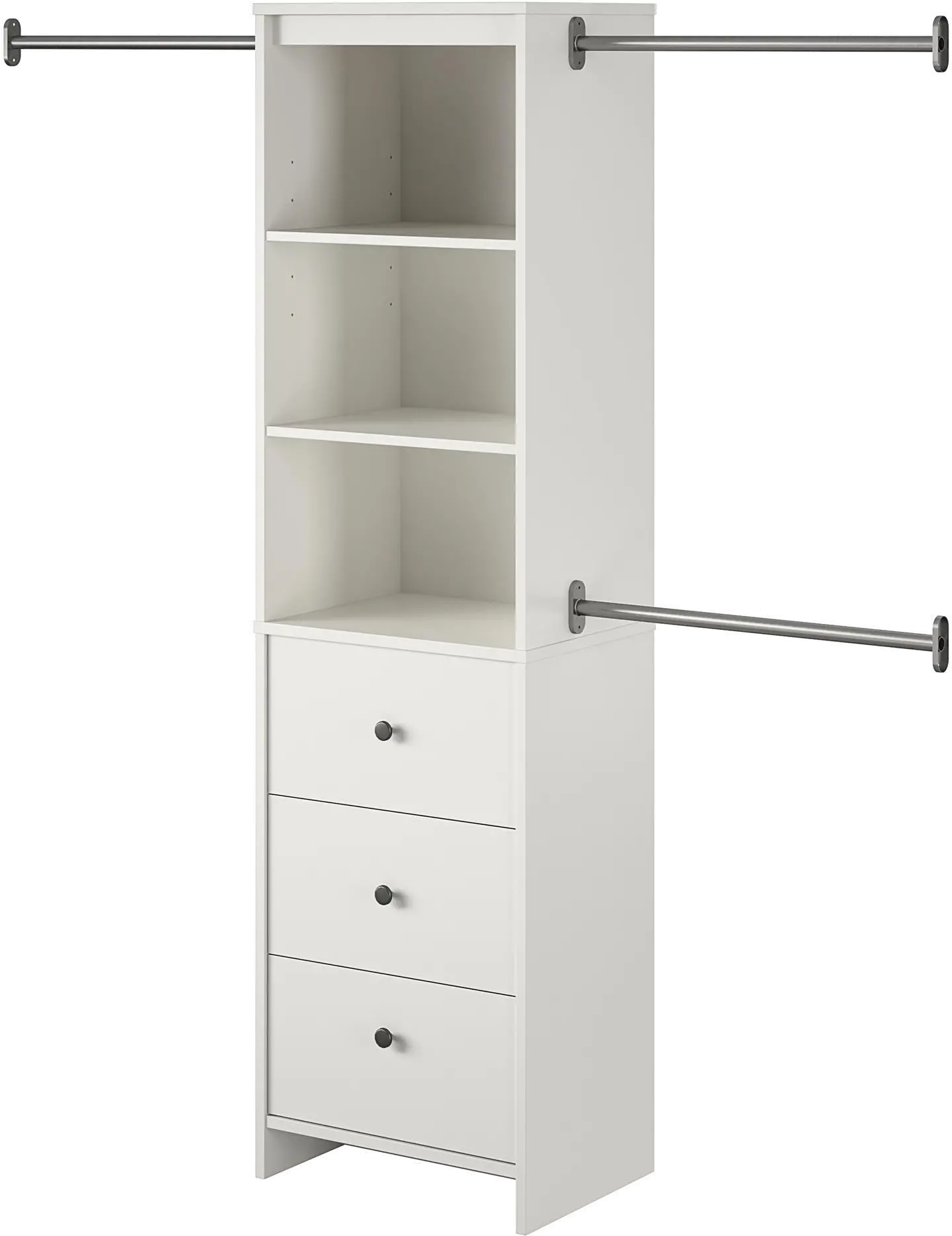 Beckett White Closet Storage Organizer