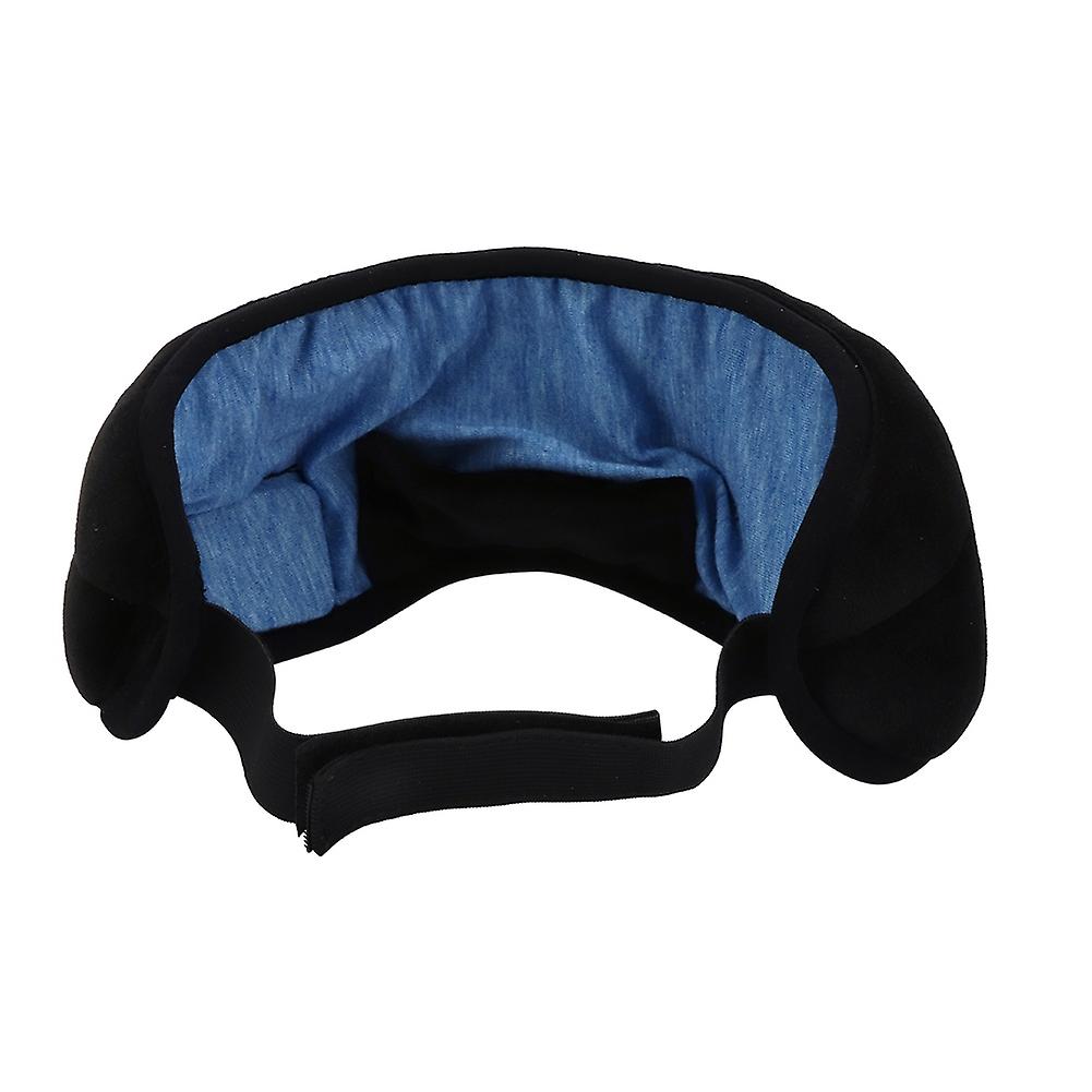 Household Intelligent Sleeping Rest Eyeshade With Wireless Stereo Earphone For Travelingblack