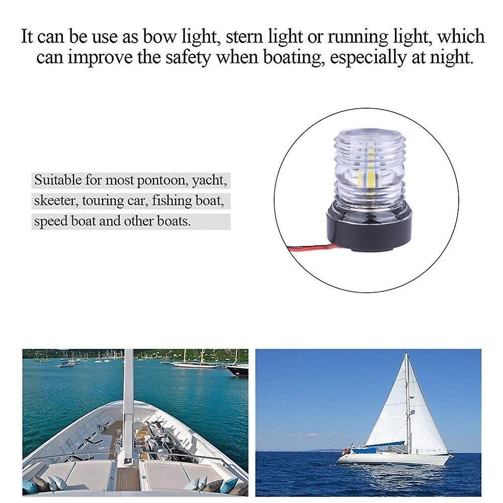 12-24v 360 Degree All Round Waterproof Boat Light Marine Boat Sailing Light Lamp Yacht Stern Anchor Light Led Navigation Lights