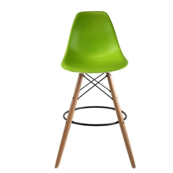 Eiffel Stool with Natural Wood Legs 26