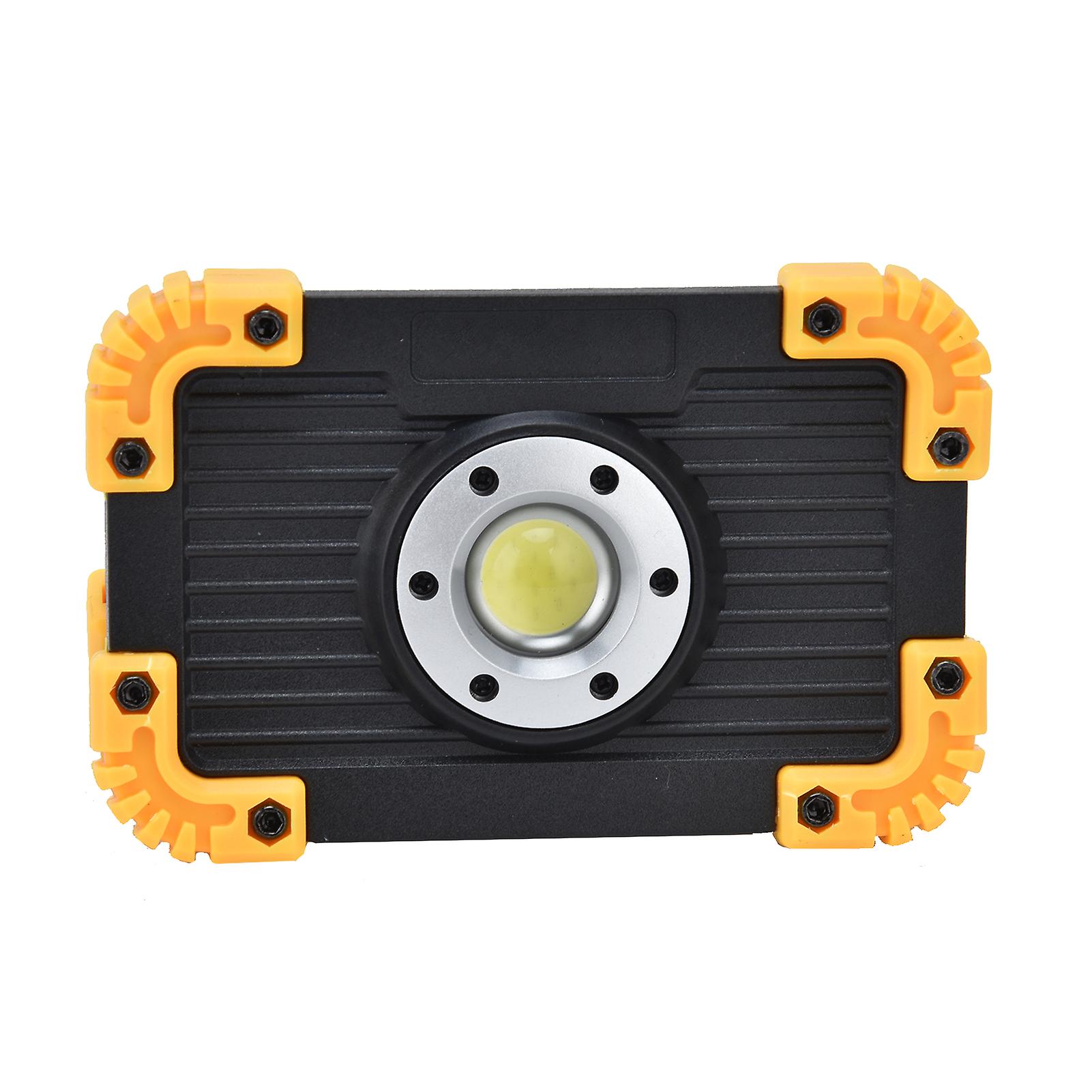 Led Emergency Flood Light Mini Cob Work Light Portable Round Usb Charging Camping Light For Outdoor