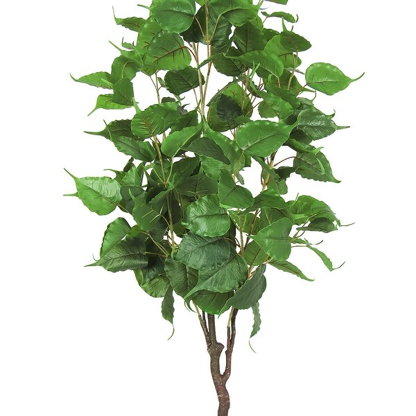 4.5ft Artificial Birch Tree Plant in Black Pot