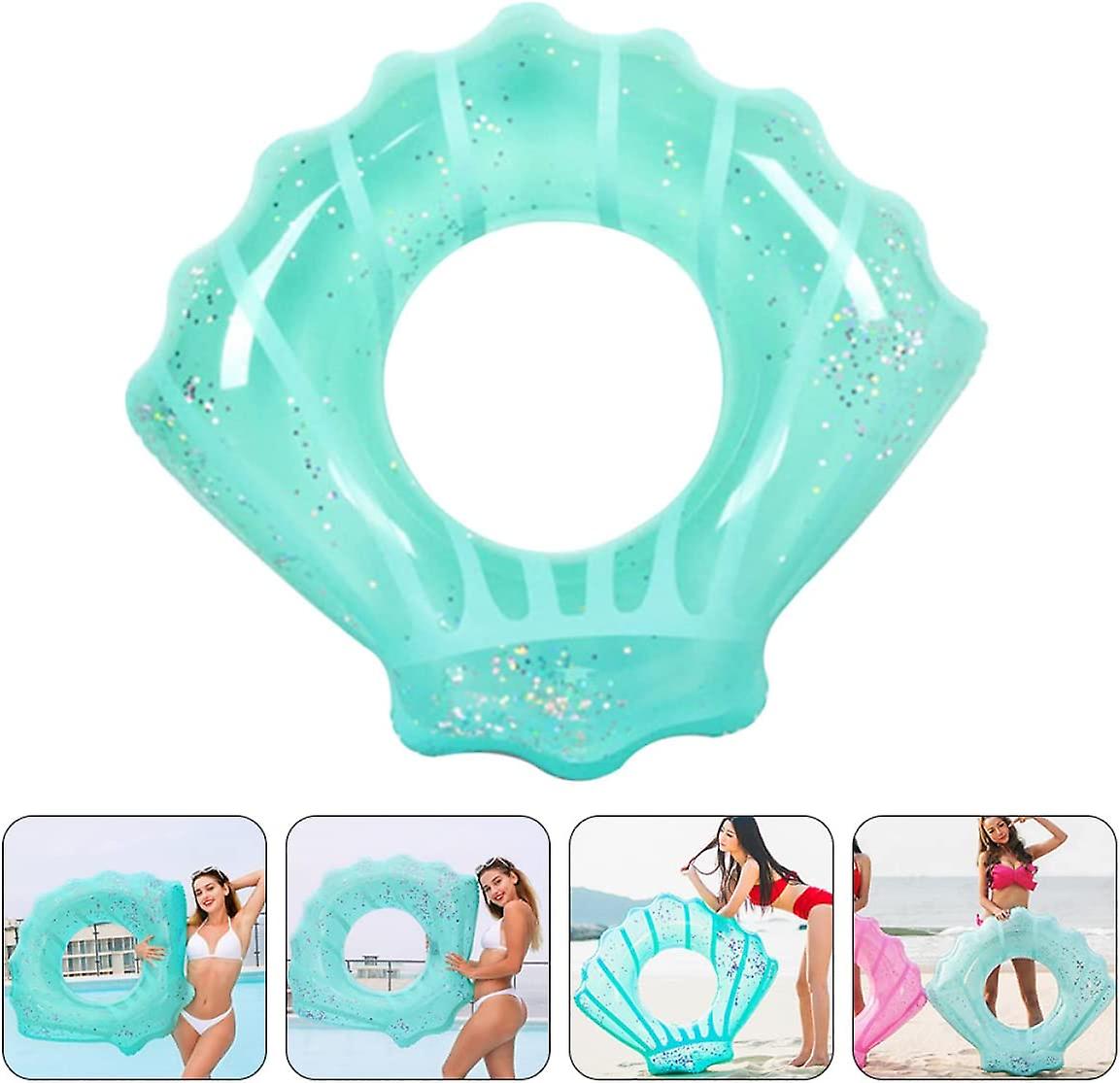 Pool Summer Water Toy Blue Outdoor Portable For Supplies Tubes Accessory Raft Party Swim Floating L Adults Glitter Float Safety Tube Decoration Ring B