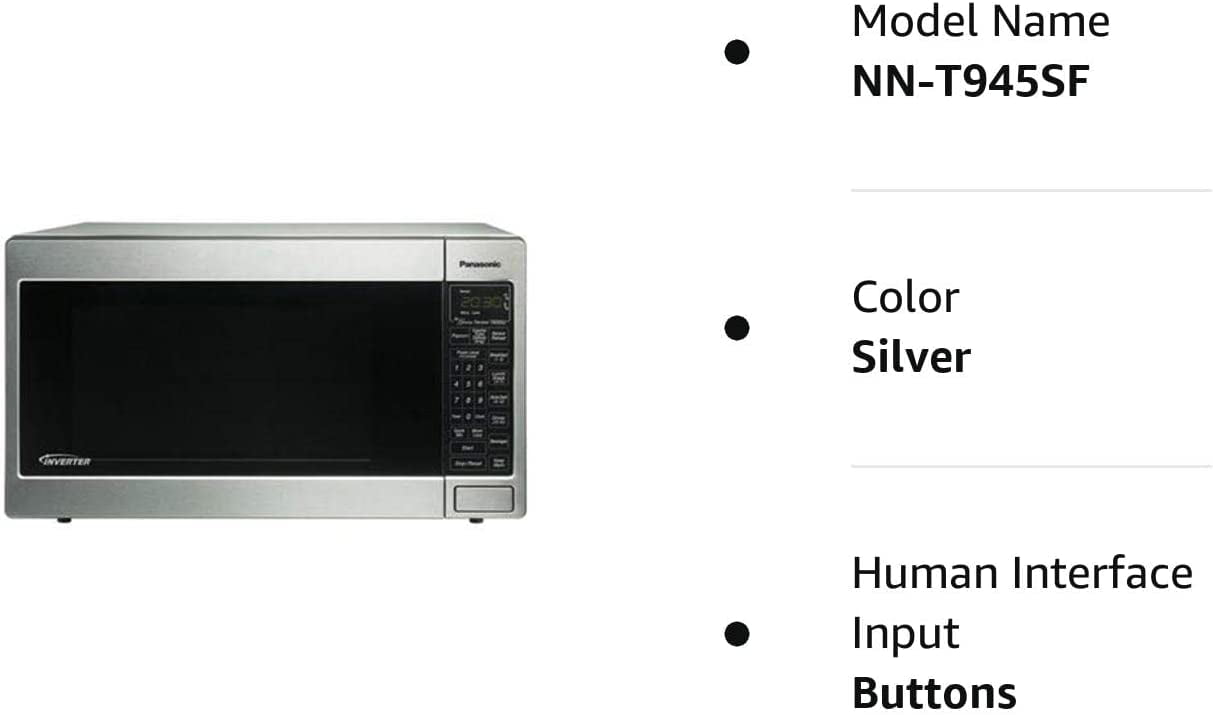 Restored Panasonic NN-T945SF 2.2 Cu. Ft.Countertop Oven (Refurbished)