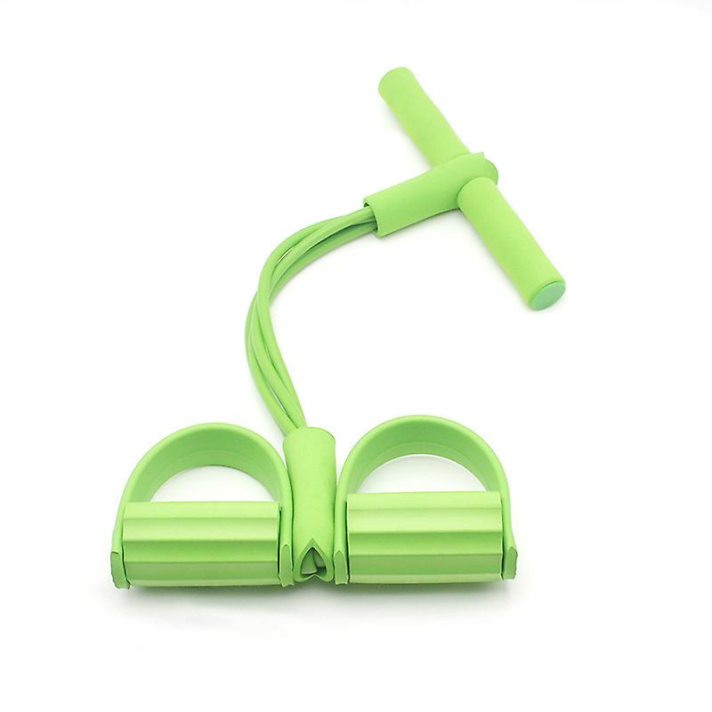 Foot Pedal Pull Rope Resistance Fitness Yoga Sit-up Gym Equipment-green