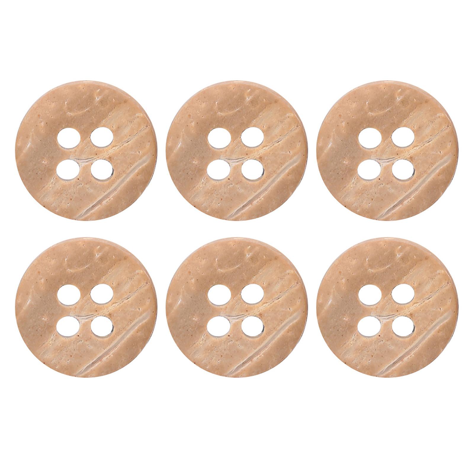 100pcs Buttons Natural Coconut Shell Cartoon Children Clothes Decoration Accessories 11mm13