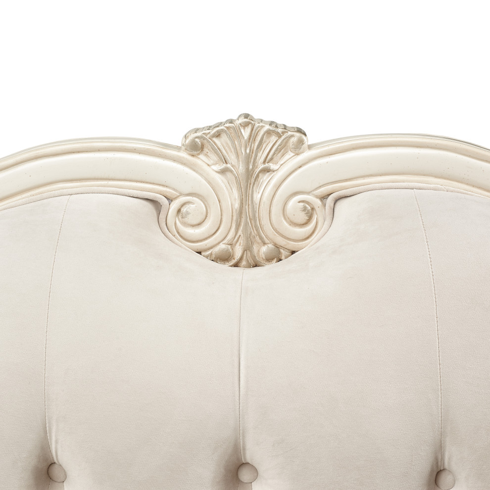 Lavelle Classic Pearl Sofa  Ivory   Victorian   Sofas   by HedgeApple  Houzz