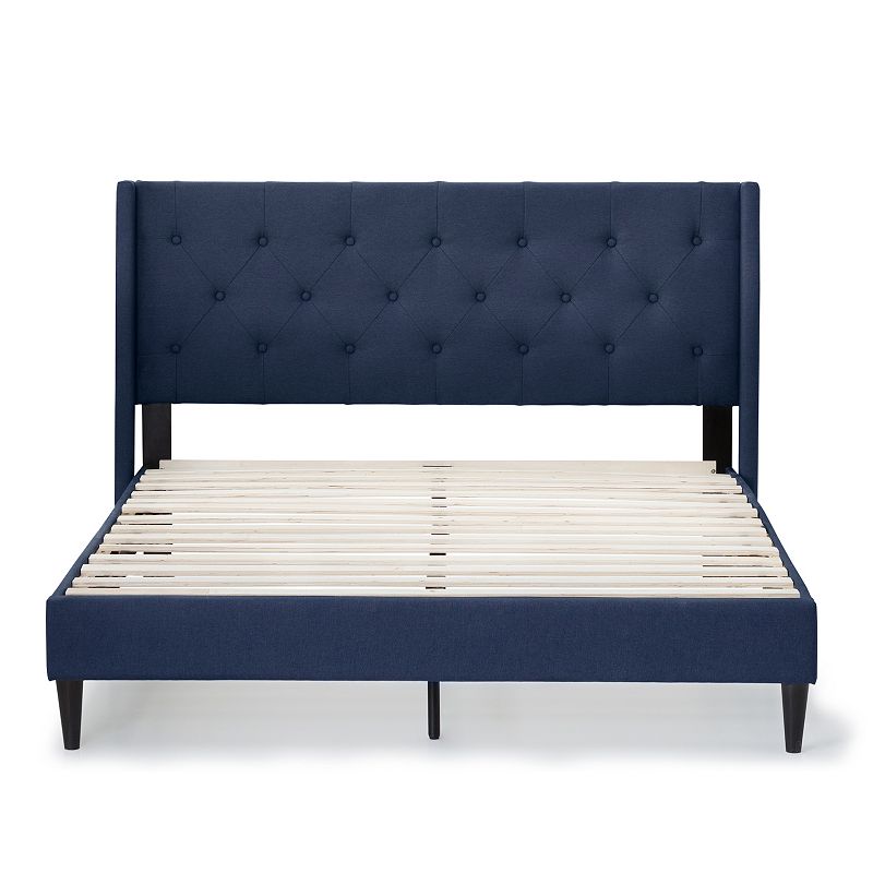 Lucid Dream Collection Upholstered Wingback Diamond Tufted Bed