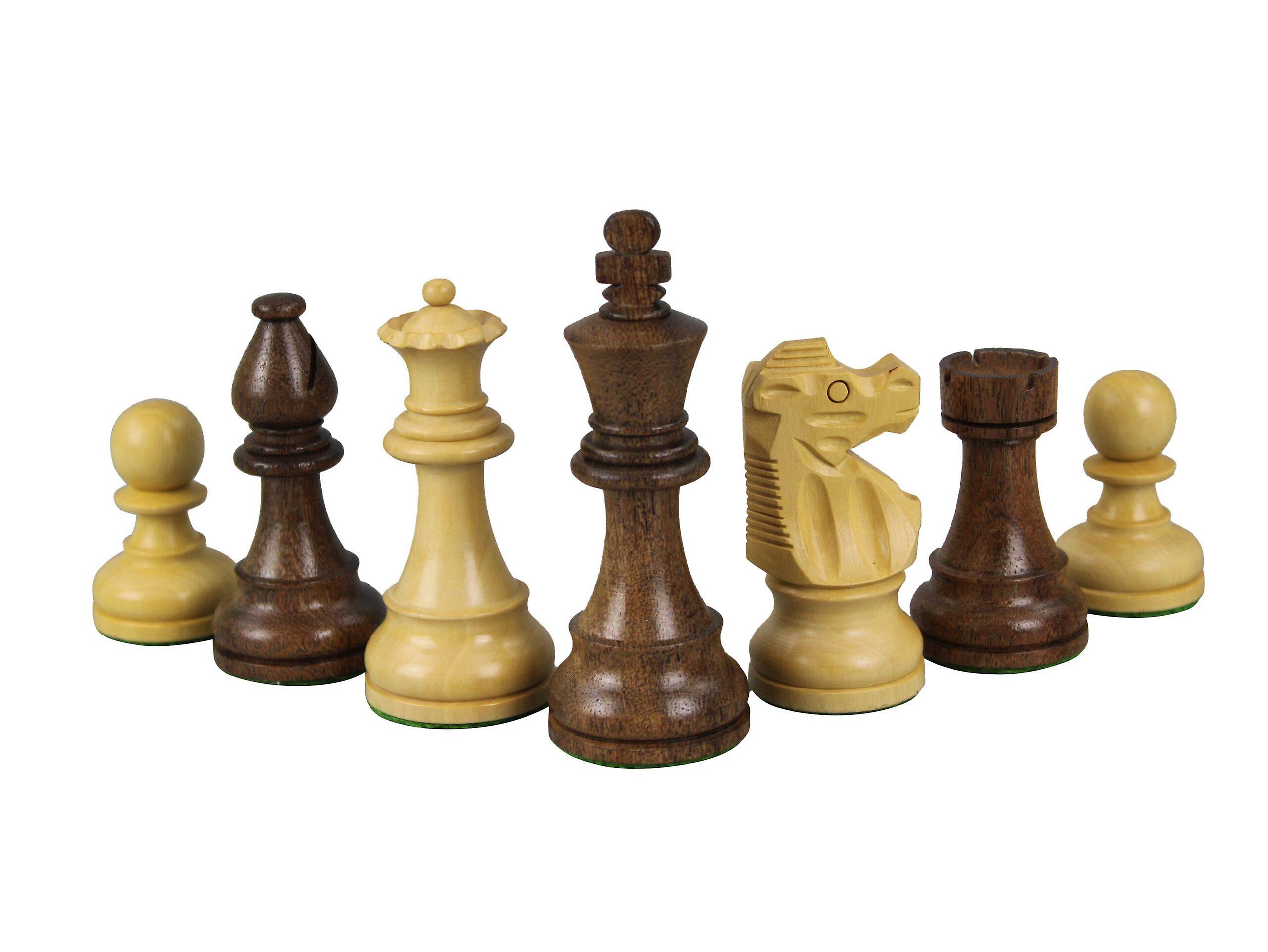 French Lardy Chess Pieces Staunton Sheesham Boxwood 3 Inch