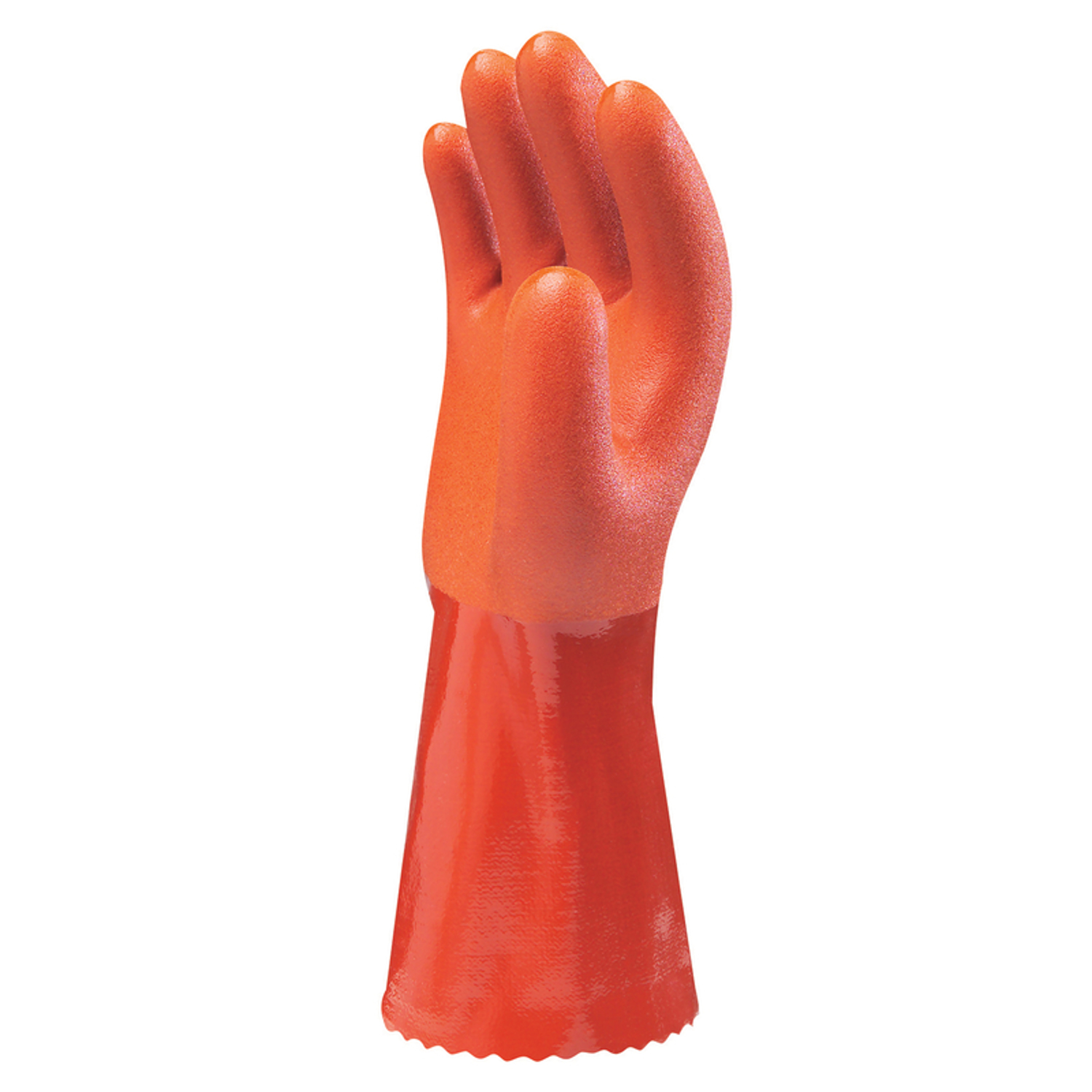 Atlas Unisex Indoor/Outdoor Chemical Gloves Orange L 1 pair