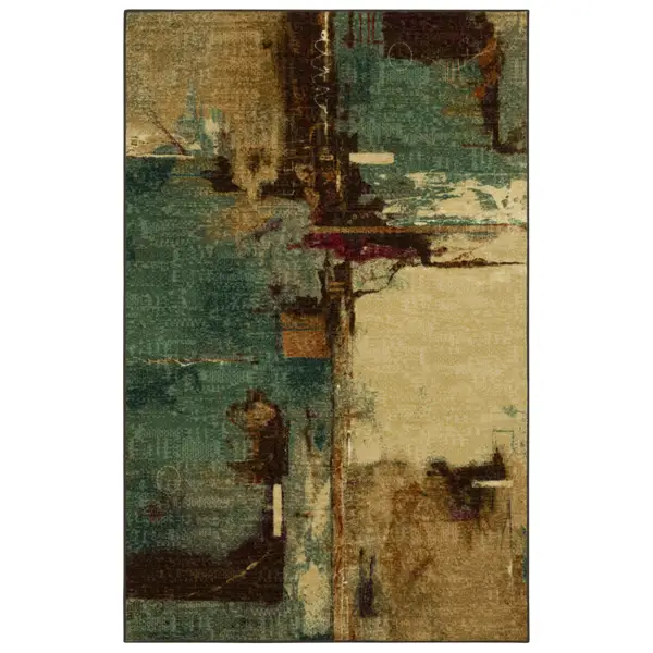 Mohawk Home Aqua Fusion Area Rug