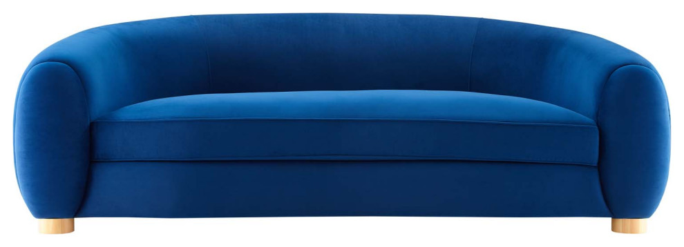 Abundant Performance Velvet Sofa   Contemporary   Sofas   by GwG Outlet  Houzz