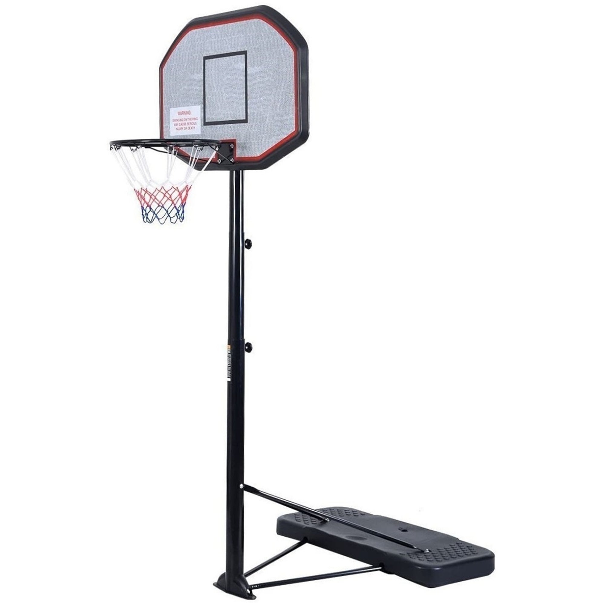 KL KLB Sport Portable Height Adjustable 43” Basketball Hoop Stand Backboard System for Kids Outdoor with Wheels