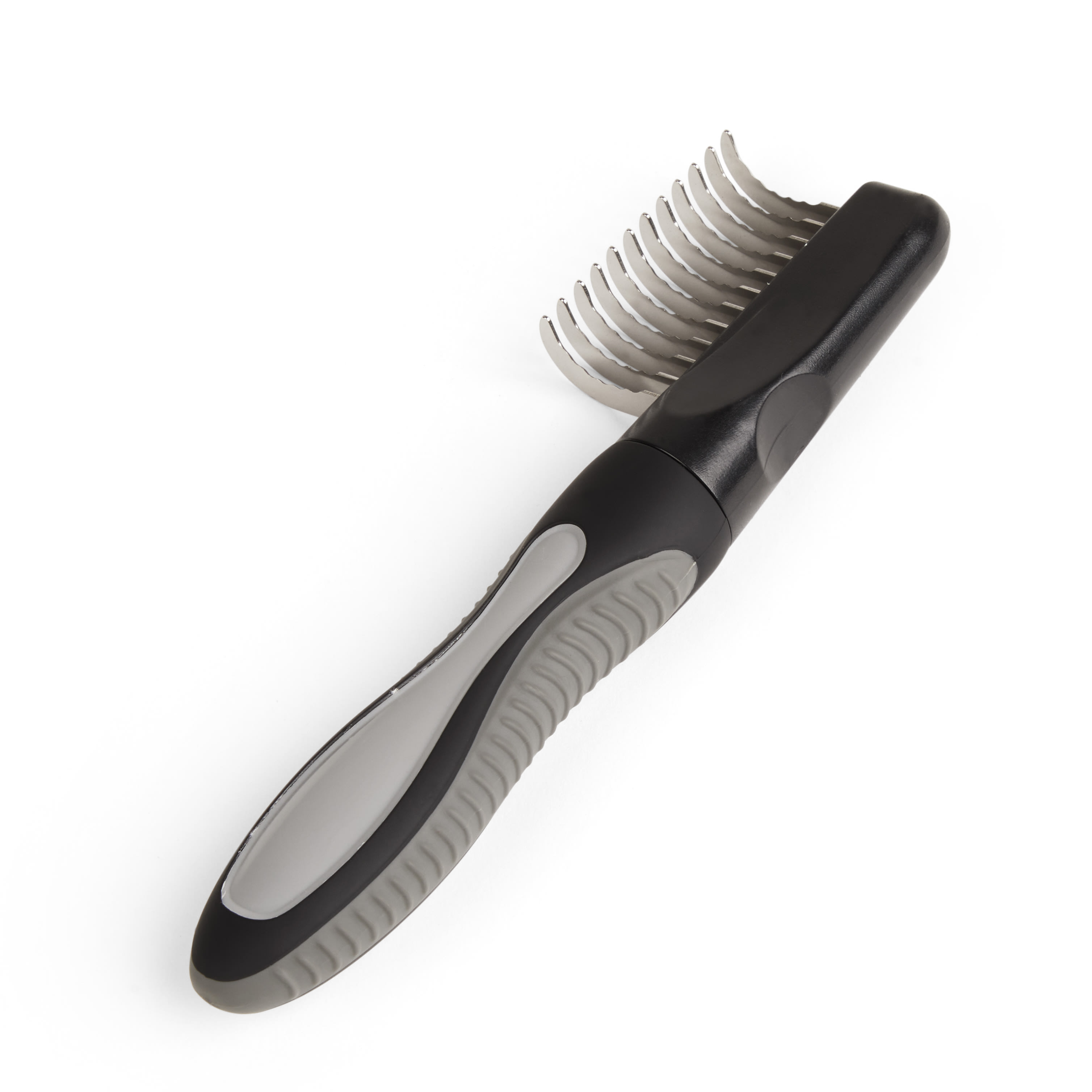 WELL  GOOD Black Undercoat Curved Dog Comb， 7