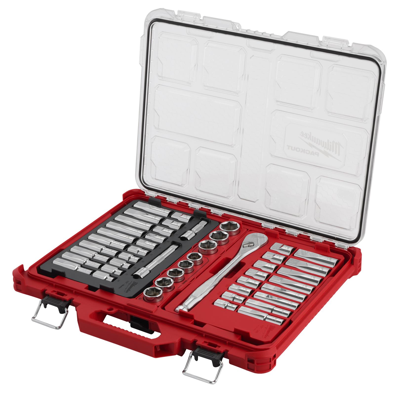 Milwaukee Tool 48-22-9487 Milwaukee 47-Piece Ratchet and Socket Sets