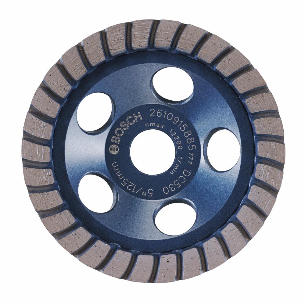 Bosch 5 Turbo Row Diamond Cup Wheel for Finishing ;