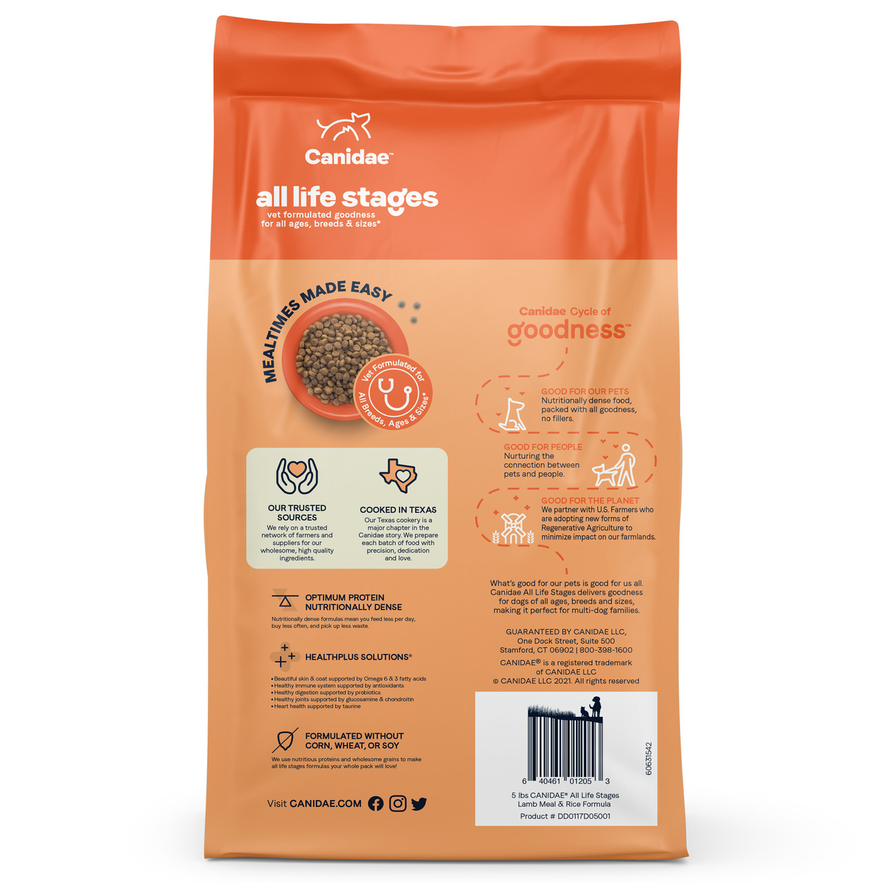 Canidae All Life Stages Lamb Adult Dry Dog Food