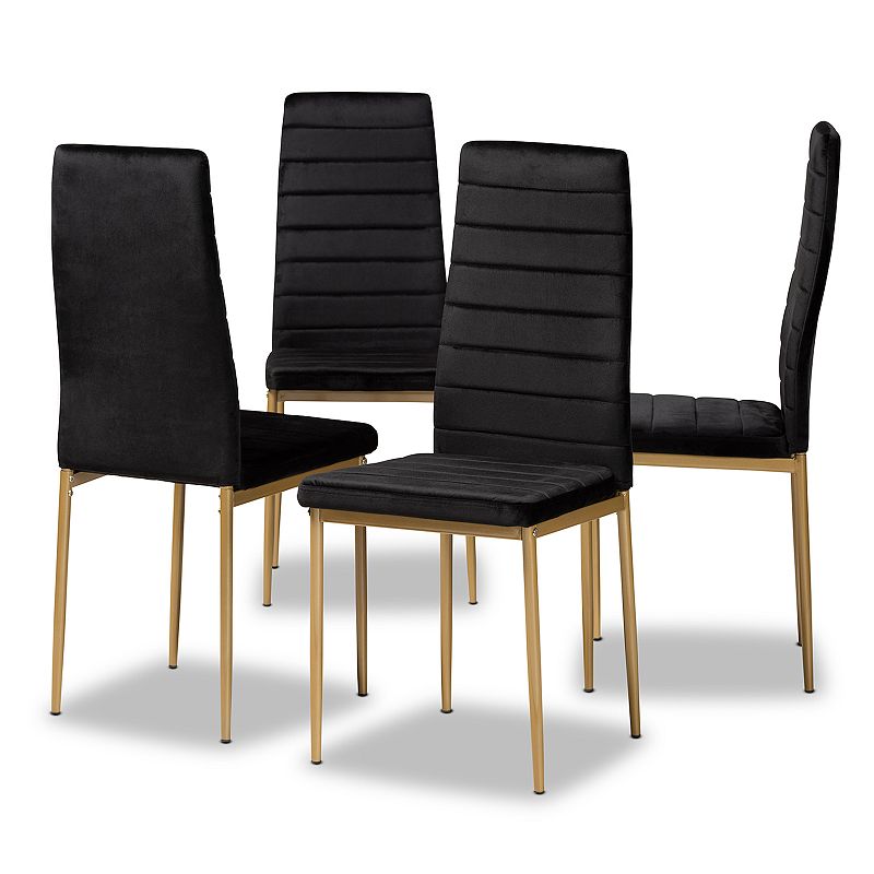 Baxton Studio Armand Dining Chair 4-piece Set