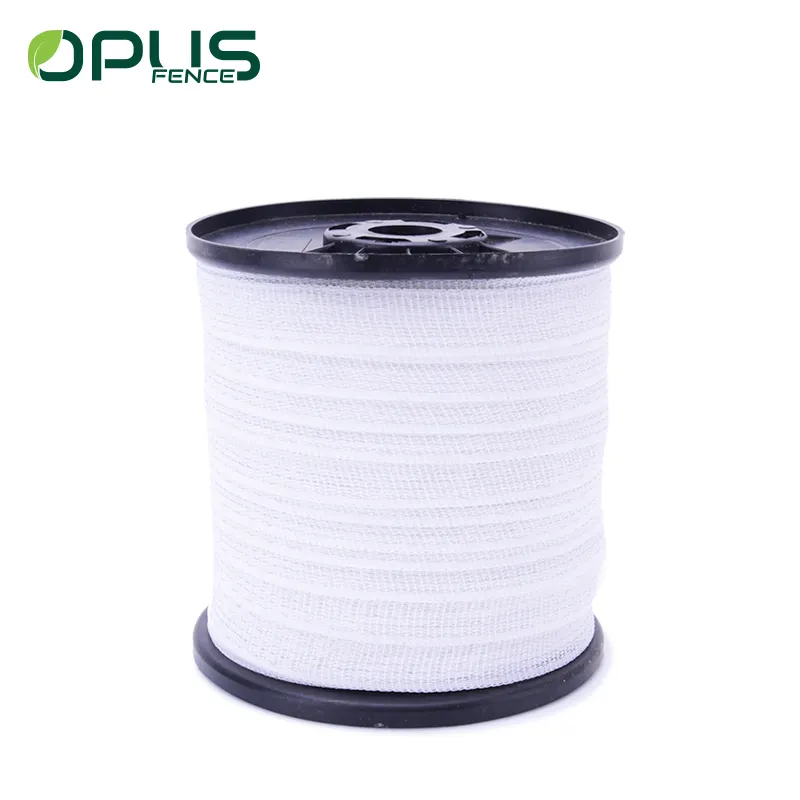 Easily assembled temporary livestock 0.2mm stainless steel farm electric fence polytape for sheep