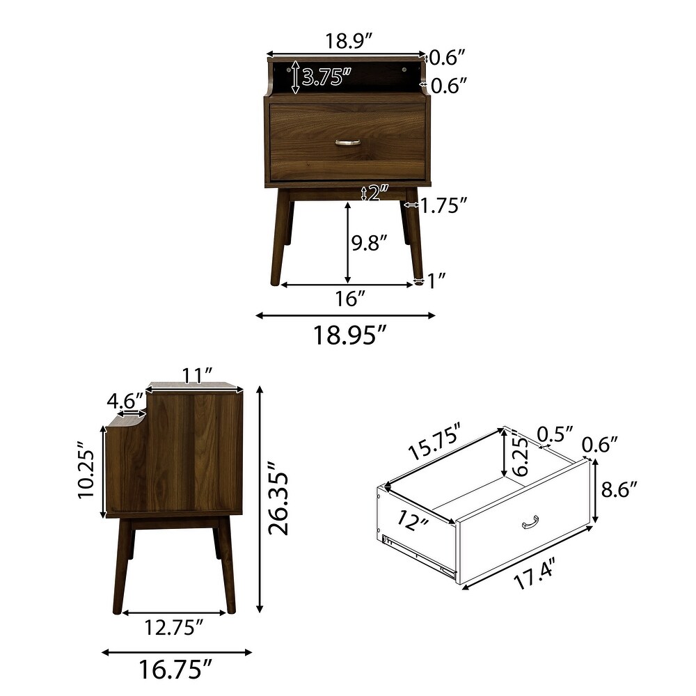 Curtisian 3 Piece 5 Drawer Dresser and Nightstand Bedroom Set by Christopher Knight Home