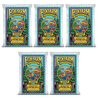 Hydrofarm FoxFarm 40 lbs. Ocean Forest Plant Garden Potting Soil Mix 6.3 pH to 6.8 pH (5-Pack) 5 x FX14000