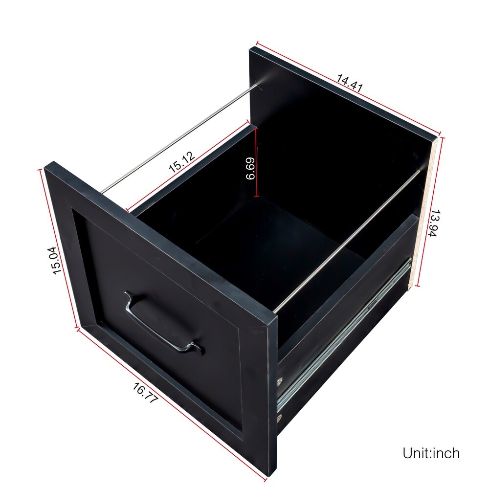 L Shape Home Office Computer Desk with Hutch Study Table with Drawers  Black