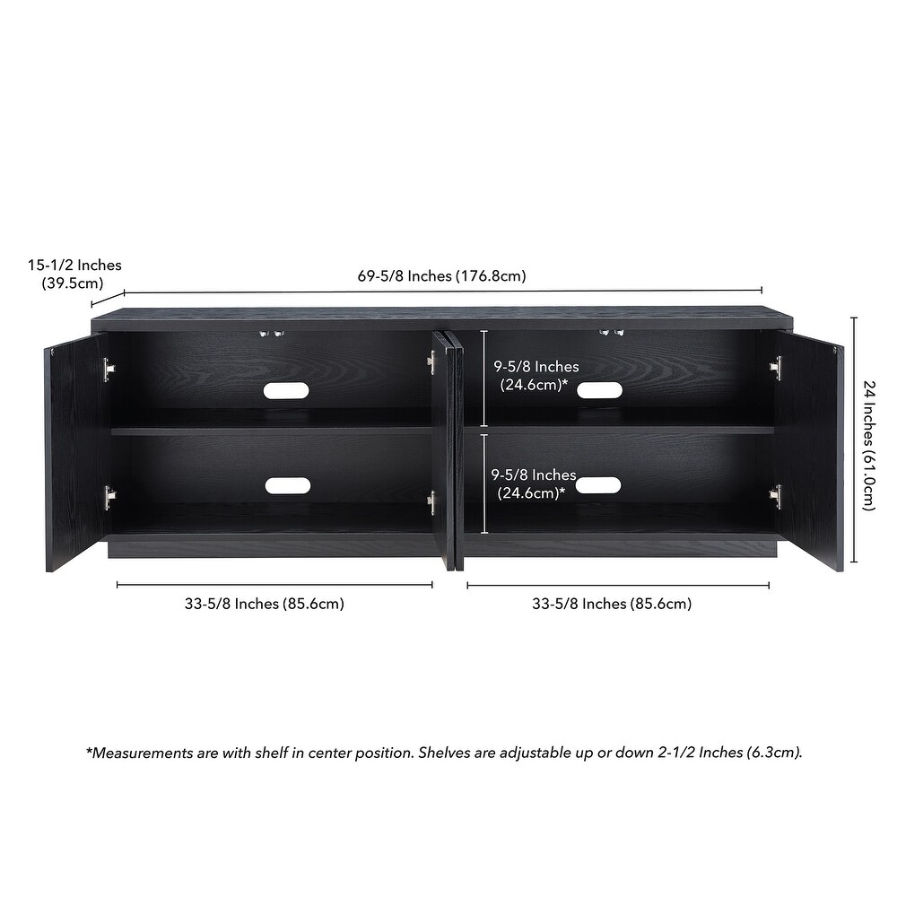 Hanson Rectangular TV Stand for TV's up to 75\