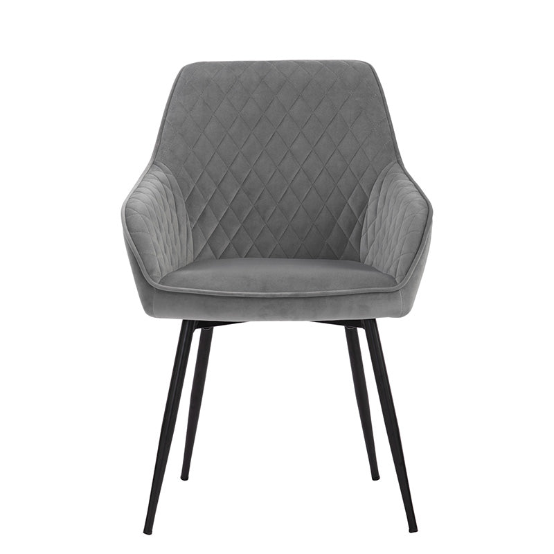 HAKON Dining Chair -  Grey & Black