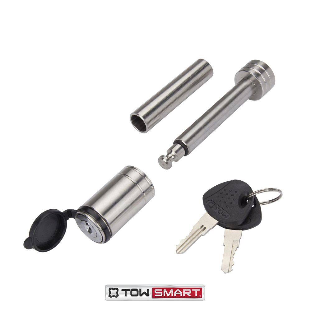 TowSmart 2.75 in. Stainless Barrel Style Receiver Hitch Pin Lock with Sleeve 734M