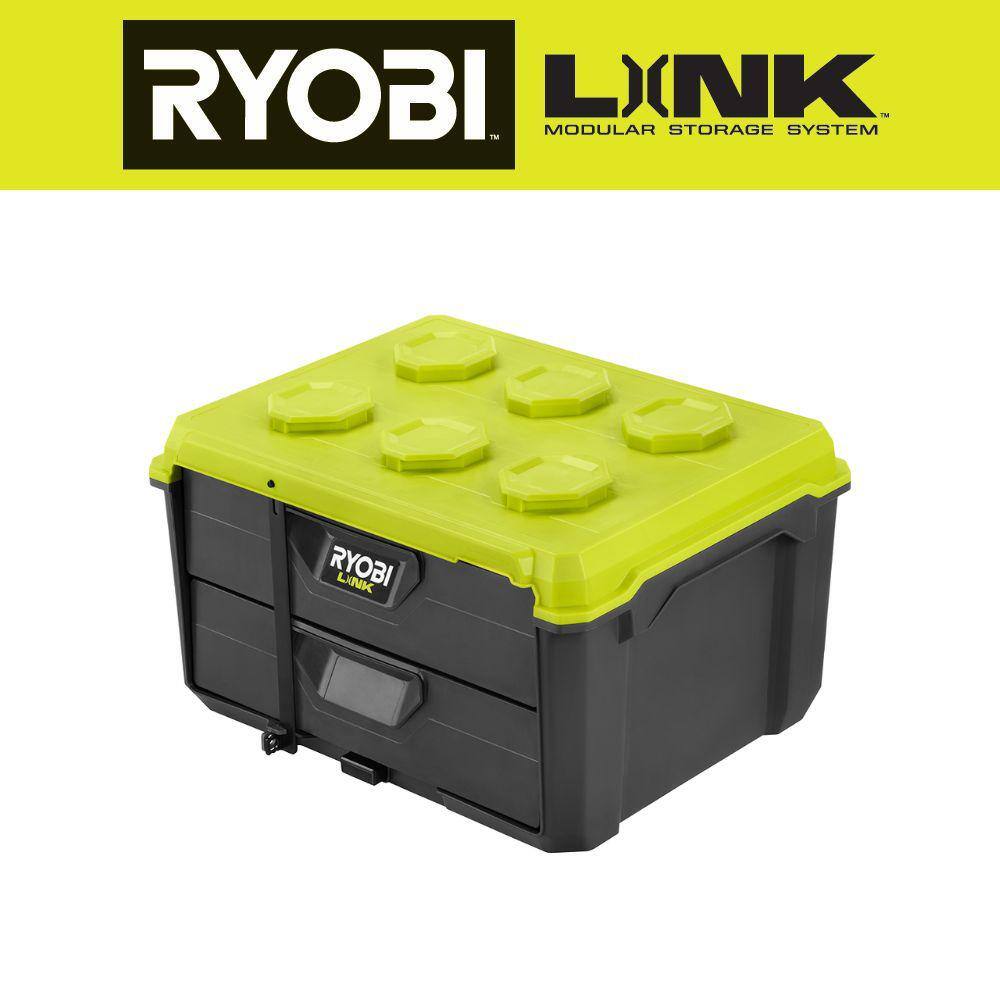 RYOBI LINK 2-Drawer Modular Tool Box STM301