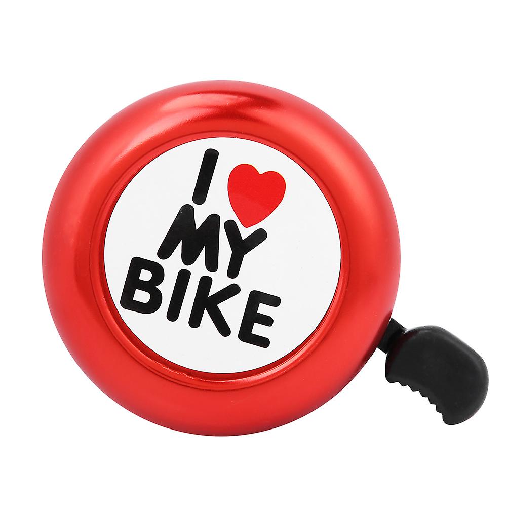 Quality Ultralight Mountain Bicycle Bike Bell Accessory Clear Sound (red)