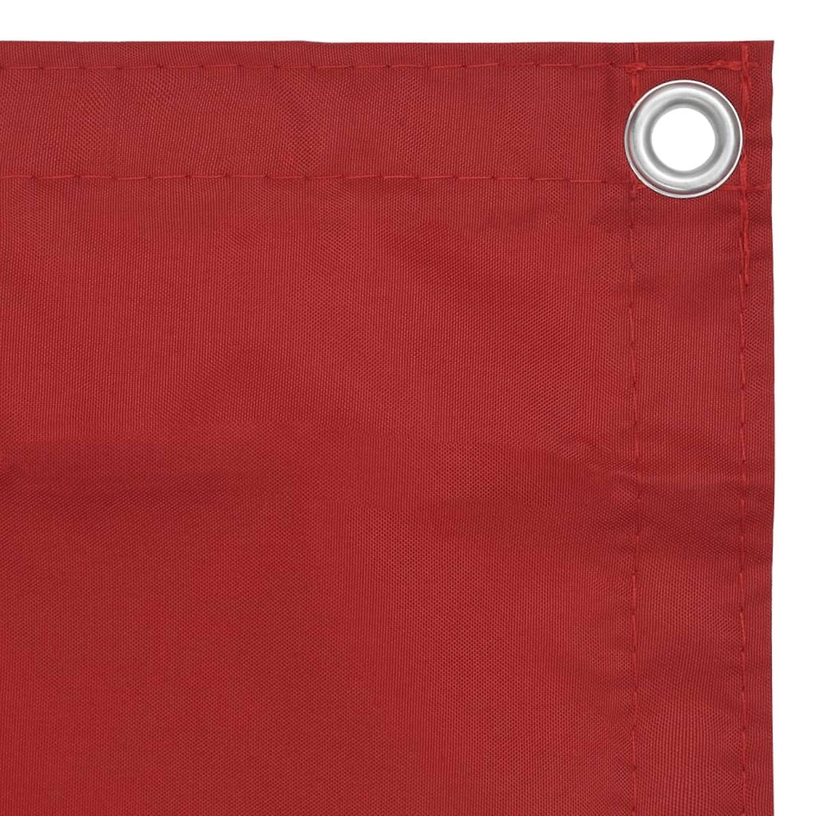 Balcony Screen Red 75x600 Cm Oxford Fabric No.353255