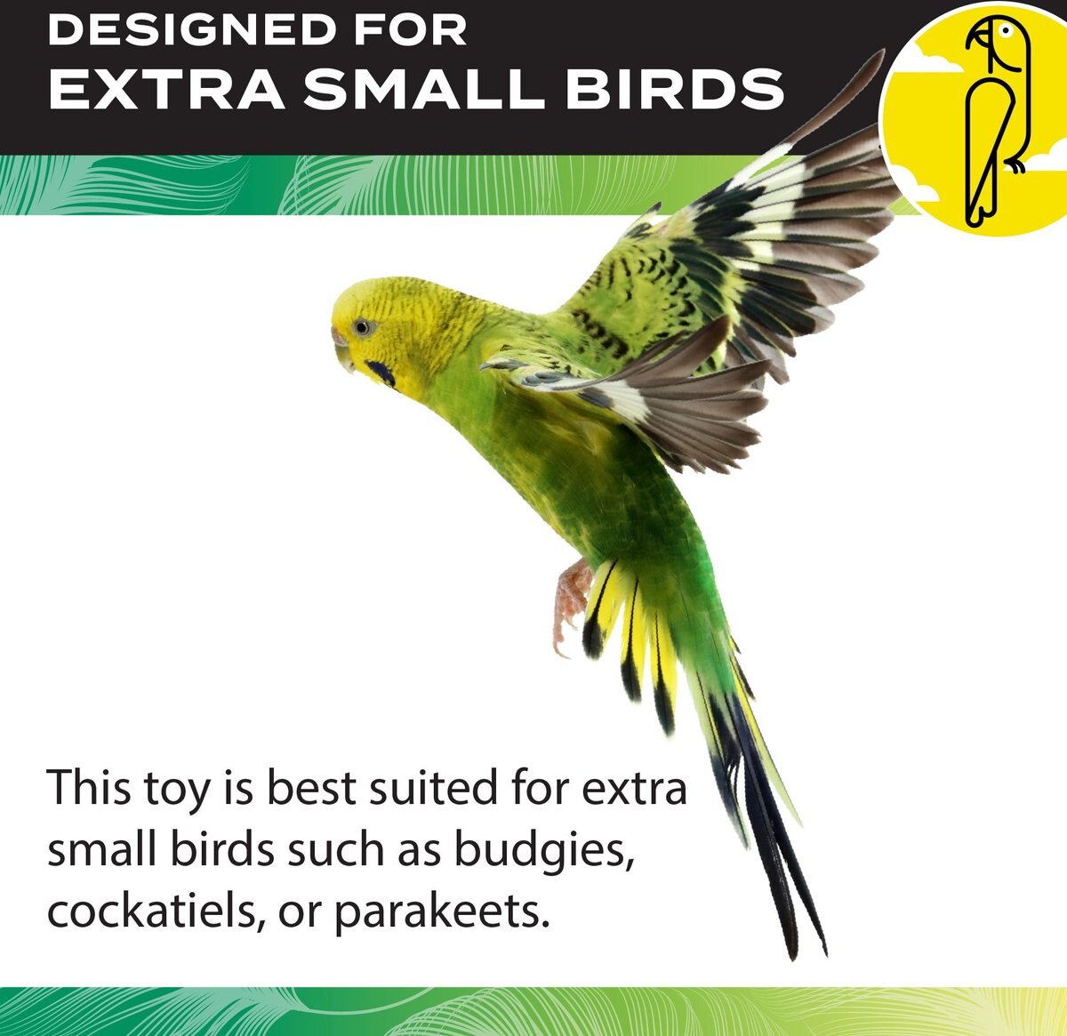 Caitec Featherland Paradise Flex Ladder Bird Toy