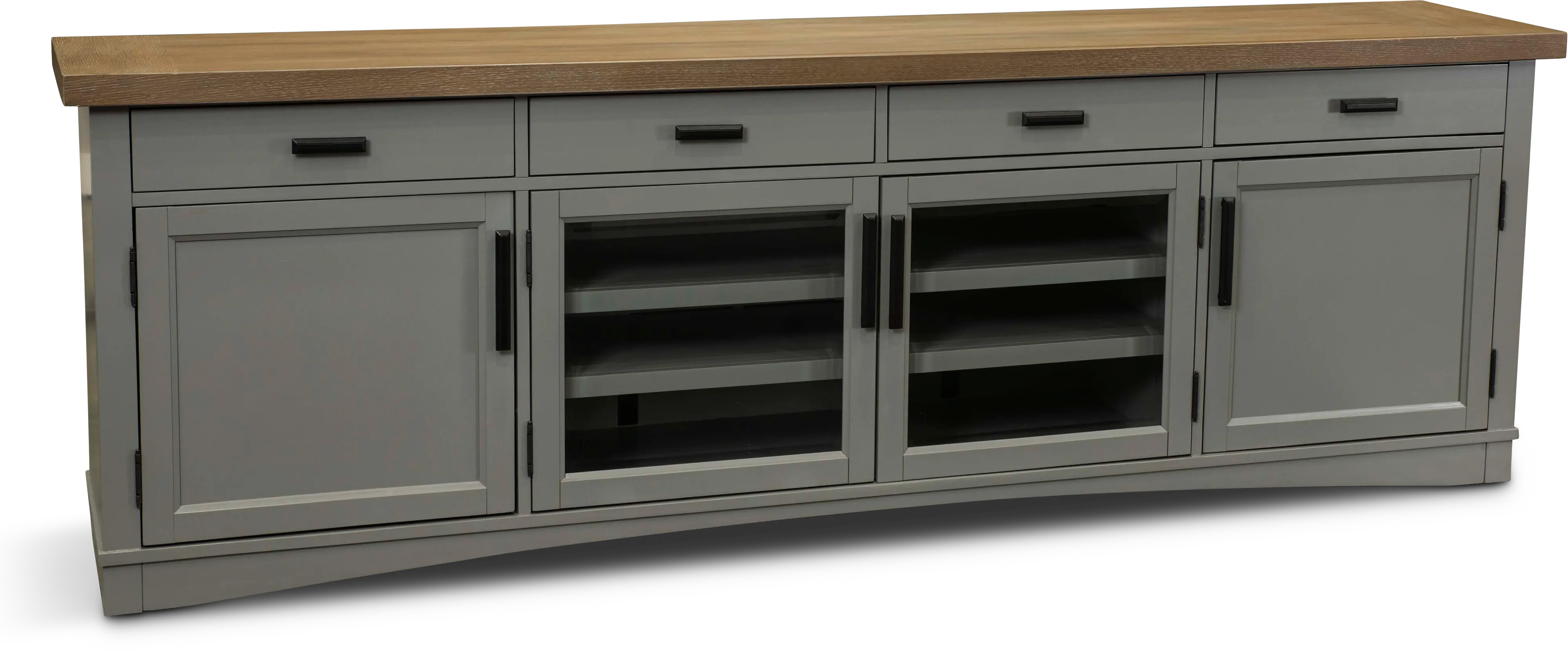 Amy Dove Gray 92 TV Stand