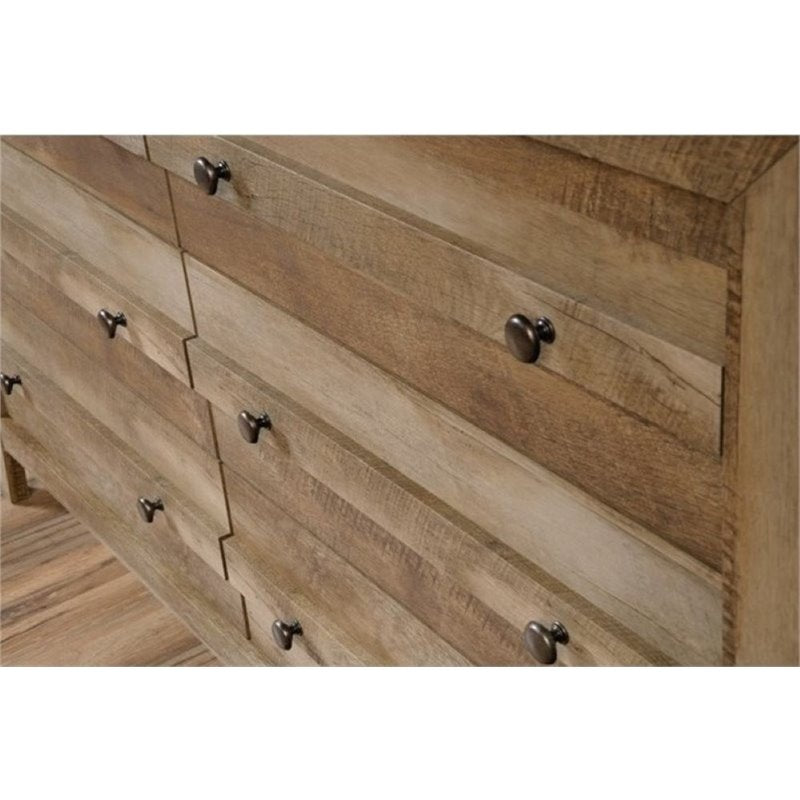 Bowery Hill 6 Drawer Dresser in Craftsman Oak