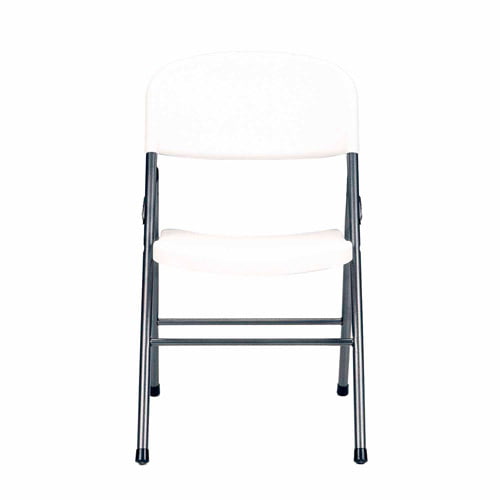 Mainstays Premium Resin Folding Chair, 4-Pack, White