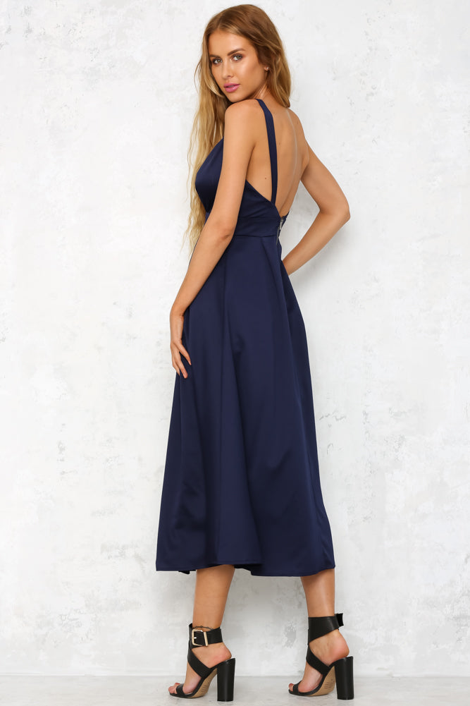 No Vacancy Maxi Dress Navy