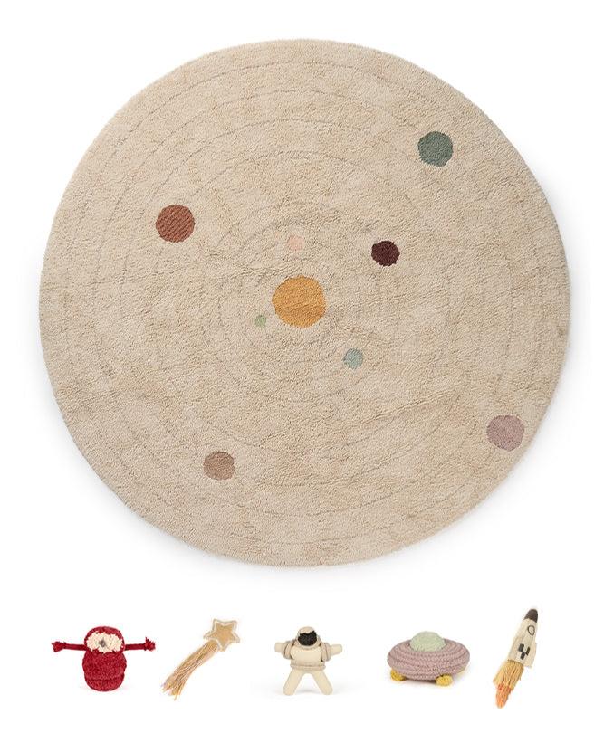 Solar System Washable Play Rug