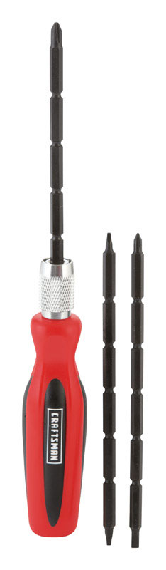 Craftsman Multi-Bit Screwdriver Set 9.5 in. 4 pc