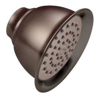 MOEN XL 1-Spray 4.4 in. Single Wall Mount Fixed Shower Head in Oil Rubbed Bronze 6302ORB